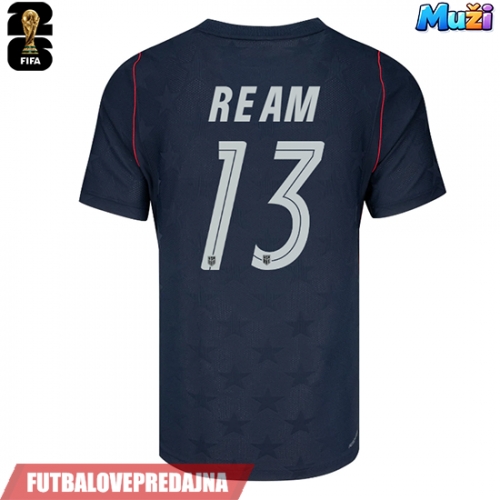 Lacne Muži Futbalové dres Spojené štáty Tim Ream #13 MS 2026 Krátky Rukáv - Preč